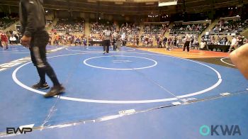 52 lbs Consi Of 8 #2 - Dawson Hamilton, Owasso Takedown Club vs Kyllie Gwinn, Buck Pride Wrestling