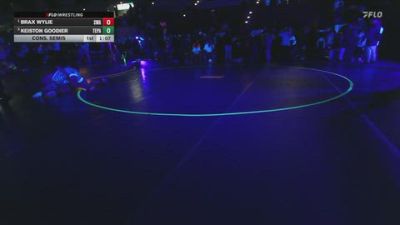 126 lbs Cons. Semis - Brax Wylie, Sanderson Wrestling Academy vs Keiston Goodier, Terreton Panthers