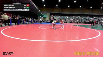 67 lbs Quarterfinal - Bryce Villers, Highland Hornets vs Jesse Espinoza, Total Kaos Wrestling Club