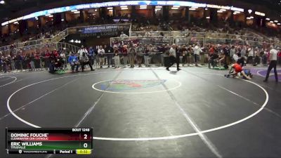 138 1A Cons. Round 2 - Eric Williams, Titusville vs DOMINIC FOUCHE`, Clearwater Cen Catholic