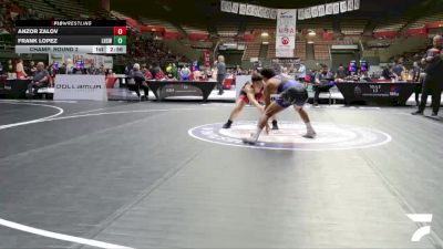 Cons. Round 1 - Anzor Zalov vs Frank Lopez, Lemoore High School Wrestling