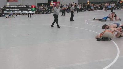 138 lbs Cons. Sub-quarters - William Shallenberger, Sanderson Wrestling Academy vs Malakii Martin, Bear Cave