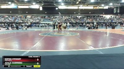 152 lbs Cons. Round 5 - Azalia Guerrero, Vallivue vs Sophia Stewart, Post Falls