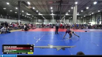 70 lbs Round 1 (4 Team) - Logan Littman, GREAT NECK WC vs NATALIE SHAVER, NORTH CAROLINA WRESTLING FACTORY - BLUE