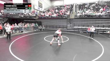 4A 215 lbs Cons. Round 2 - Trail Sampson, Uintah vs Tanner Matua, Hurricane