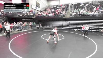 4A 215 lbs Cons. Round 2 - Trail Sampson, Uintah vs Tanner Matua, Hurricane