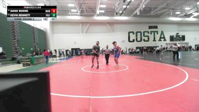 215 lbs Cons. Round 2 - Kevin Bennett, Poly/Long Beach vs Aiden Beirne, Nordhoff