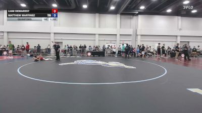 100 lbs Quarters - Liam Demarest vs MATTHEW MARTINEZ, Treehouse Wrestling Academy