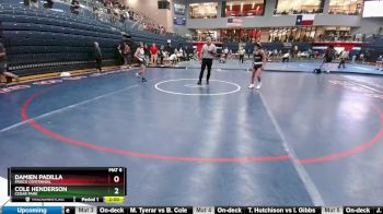 106 lbs 23rd Place Match - Cole Henderson, Cedar Park vs Damien Padilla, Frisco Centennial
