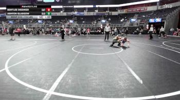 115 lbs 3rd Place - Bentlee Diediker, East Kansas Eagles vs Ashton Glasgow, Glasgow Wrestling