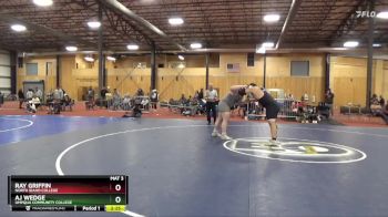 285 lbs Cons. Round 5 - Ray Griffin, North Idaho College vs Aj Wedge, Umpqua Community College