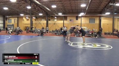 285 lbs Cons. Round 5 - Ray Griffin, North Idaho College vs Aj Wedge, Umpqua Community College