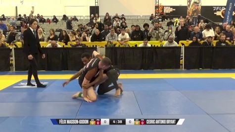 Cedric Antonio Bryant vs Félix Masson-Godon 2024 World IBJJF Jiu-Jitsu No-Gi Championship