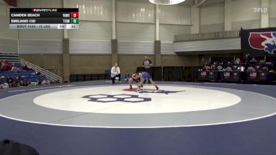 75 lbs Cons. Sub-rd Of 16 - Camden Beach, Young Guns Wrestling Club vs Emiliano Cid, Toss Em Up Wrestling Academy