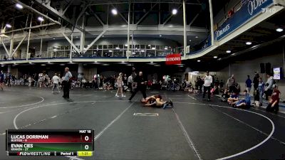 105 lbs Round 6 (8 Team) - Evan Cies, Kraken vs Lucas Dorrman, Buxton