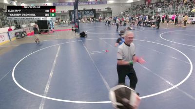 Junior Girls - 105 lbs Champ. Round 1 - Cayden Taylor, Michigan vs Lily Torres, Team Garcia Wrestling Club