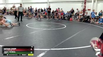 92 lbs Round 7 (8 Team) - Nathan Yoder, PA Alliance Red vs Mikey McNeal, TDWC