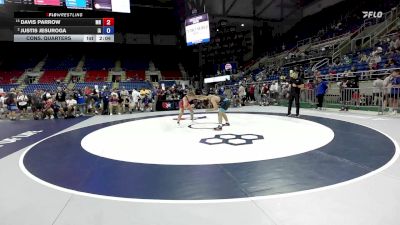 150 lbs Cons. Quarters - Davis Parrow, MN vs Justis Jesuroga, IA