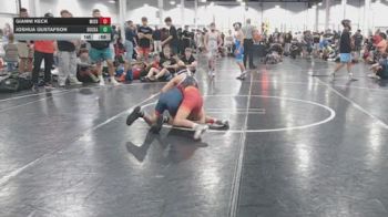 90 lbs Rr Rnd 7 - Gianni Keck, Misdirection MC - BHSE vs Joshua Gustafson, Ground Up USA Titans - BHSE