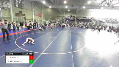 75 lbs Quarterfinal - Ezra R. Fernandez, Sublime Wrestling Academy vs Levi Proctor, JWC