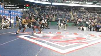 7A 285 lbs Semifinal - Jaylen Wheeler, R J Reynolds vs Edward Cervantes, McDowell High School