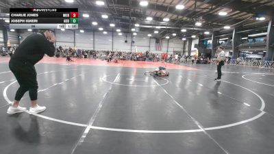 96 lbs Round 1 - 9:00am Friday - Charlie Jones, Team Michigan vs Joseph Igneri, All I See Is Gold