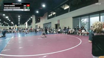 55 lbs Round 2 (6 Team) - Ryker Westenbarger, Blackman WC vs Collin Gandee, North DeSoto Red WA