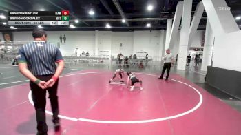 50 lbs 2nd Place - Kashton Kaylor, Team Aggression vs Bryson Gonzalez, Victory WC-Central WA