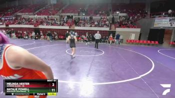 120 lbs Quarters & 1st Wb (16 Team) - Maritza Martinez, Burleson Centennial vs Clair Elam, Leander Glenn