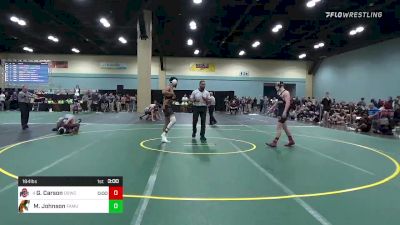 184 lbs Round Of 32 - Graham Carson, Ohio State WC vs Mailo Johnson, Florida A&M