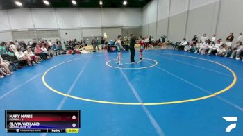 106 lbs Round 2 (8 Team) - Mary Manis, Florida vs Olivia Weiland, Georgia Blue