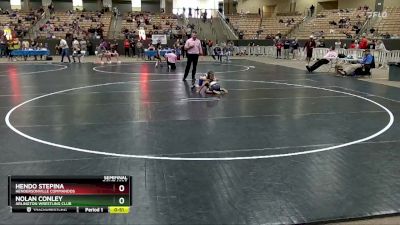 75 lbs Semifinal - Nolan Conley, Arlington Wrestling Club vs Hendo Stepina, Hendersonville Commandos