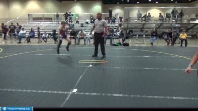 75 lbs Finals (2 Team) - Isaac Boone, Black Knights Youth WC vs Ryker Kennedy, ARES White