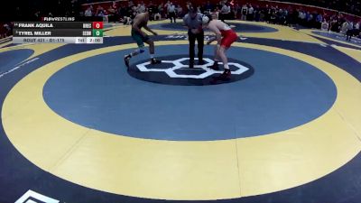 D1-175 lbs Champ. Round 1 - Tyrel Miller, St. Edward vs Frank Aquila, Brecksville