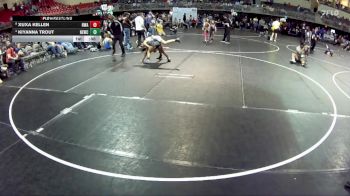 95 lbs 2nd Place Match - Kiyanna Trout, Nebraska Elite Wrestling Club vs Xuxa Kellen, Nebraska Wrestling Academy