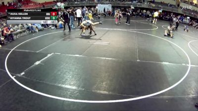 95 lbs 2nd Place Match - Kiyanna Trout, Nebraska Elite Wrestling Club vs Xuxa Kellen, Nebraska Wrestling Academy