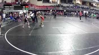 64-70 lbs Semifinal - Royal Frank, Nebraska Wrestling Academy vs Jersey Long, Hemingford Jr Wrestling Club