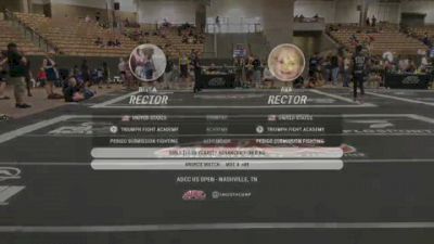 Bella Rector vs Ava Rector 2026 ADCC Nashville Open