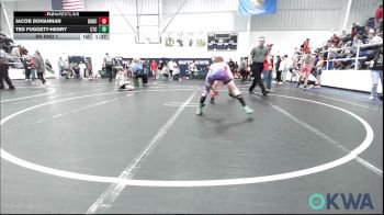 84-88 lbs Rr Rnd 1 - Jacob Bohannan, Duncan Demon Wrestling vs Ted Fuggett-Henry, Comanche Takedown Club