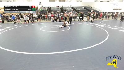 157 lbs Cons. Round 6 - Dakota Duryea, Deep Roots Wrestling Club vs Jerry Harman, Firehouse Brawlers Wrestling