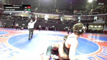 190-2A Quarterfinal - Tamorris Johnson, Lakeview Ft. Oglethorpe HS vs Noah Oliver, Columbus