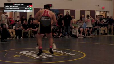 285 lbs Qtr-finals - Caleb Rodriguez, Bishop McCort vs Landon Morehart, Montoursville Area