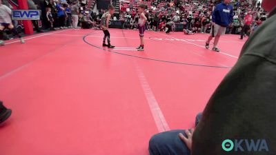 46 lbs Round Of 16 - Noah Backus, ArkCity Takedown vs Camden Holden, Ponca City Wildcat Wrestling