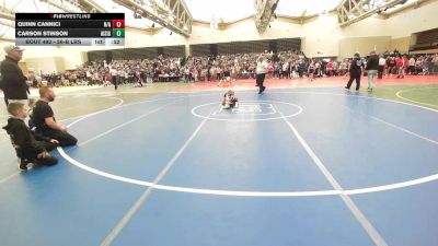 56-B lbs Round Of 16 - Quinn Cannici, N/A vs Carson Stinson, All I See Is Gold Academy