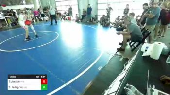 132 lbs Round Of 16 - Tomas Jacobo, Independent vs Sol Pellegrino, Del Mar WC