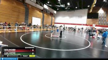 110 lbs Quarterfinal - Cade Hoffer, Shoshoni Junior High School vs Tate Machen, Cody Middle School
