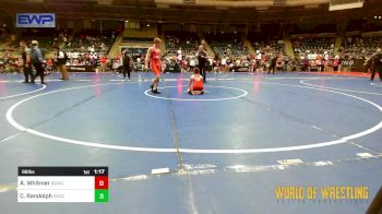 96 lbs Semifinal - Ashur Whitmer, Big Game Wrestling Club vs Chase Randolph, Crazy Goats