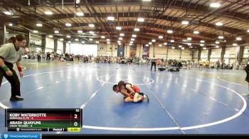 52 lbs Rd# 4- 2:00pm Friday Final Pool - Koby Waterkotte, Nebraska Elite vs Arash Quayumi, Crass Trained