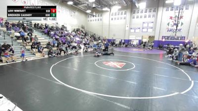 80 lbs Round 4 (8 Team) - Levi Wimsatt, Nashville Catholic Wrestling vs Brekken Cassidy, Iron Knights Wrestling Club