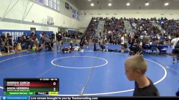 68-76 lbs Semifinal - Andrew Garcia, Rough House Wrestling vs Nixon Herrera, Rough House Wrestling
